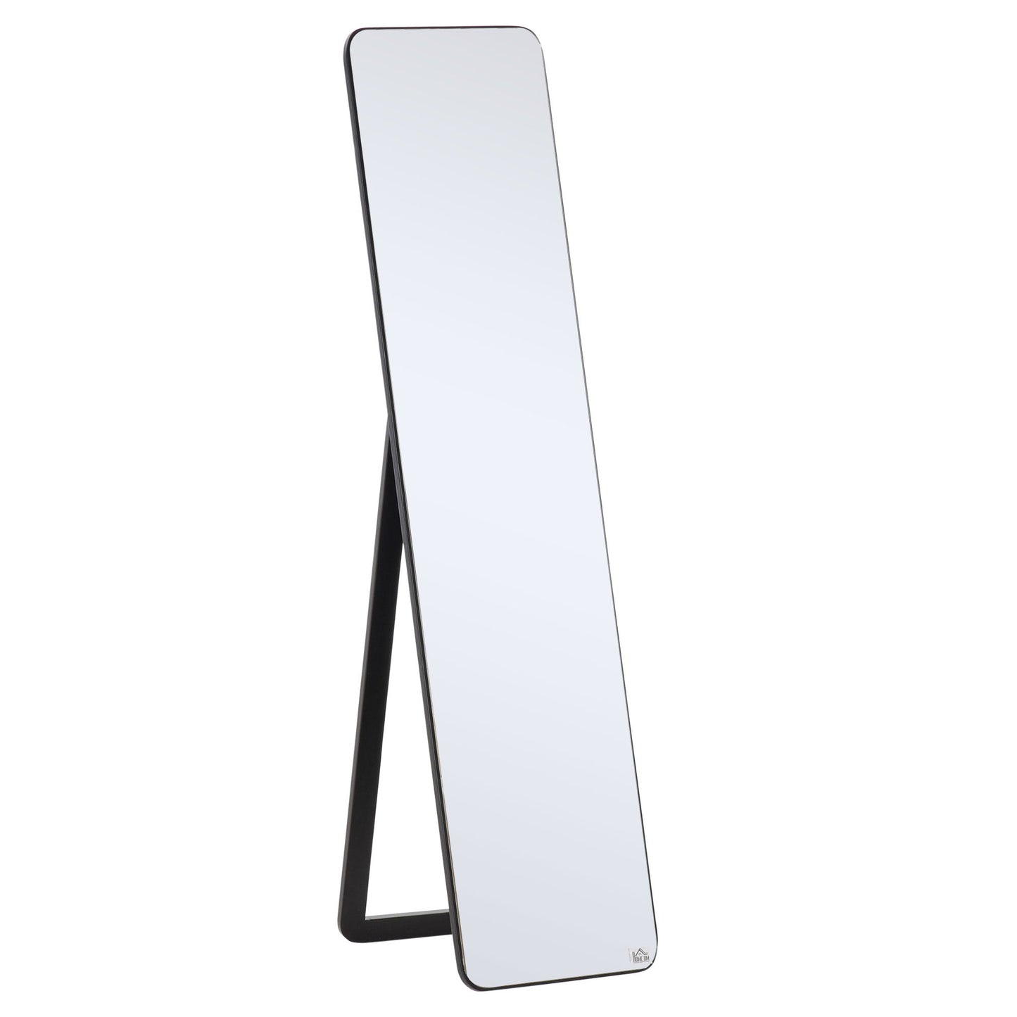 Full Length Mirror Floor Standing or Wall Mount Dressing Mirror Bedroom Black