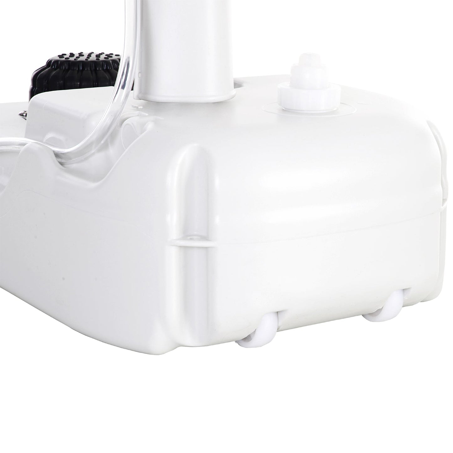 HDPE Outdoor Soap Dispensing Sink w/ Towel Holder White