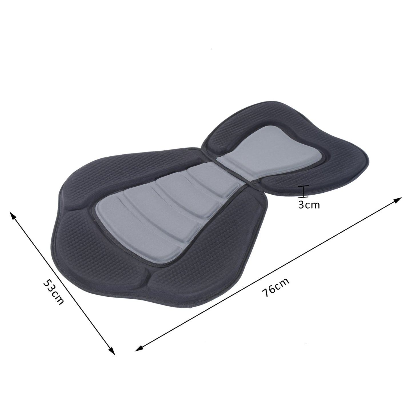 High Back Detachable Canoe/Kayak Seat-Black