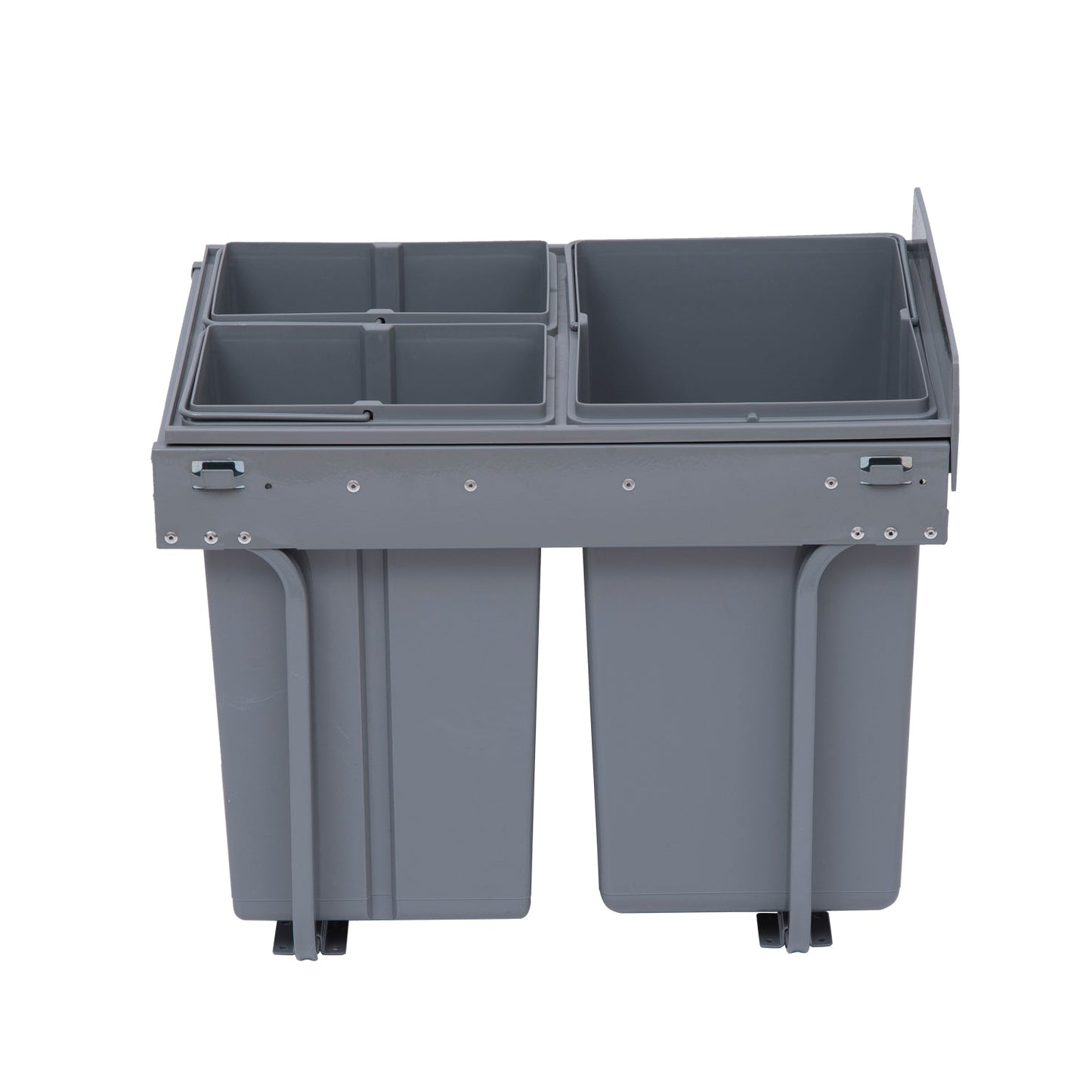 Kitchen Recycle Waste Bin 48x34.2x41.8 cm-Grey