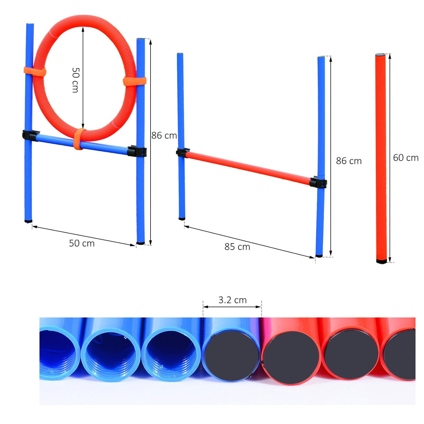 Pet Agility Training Puppy Training Adjustable Set