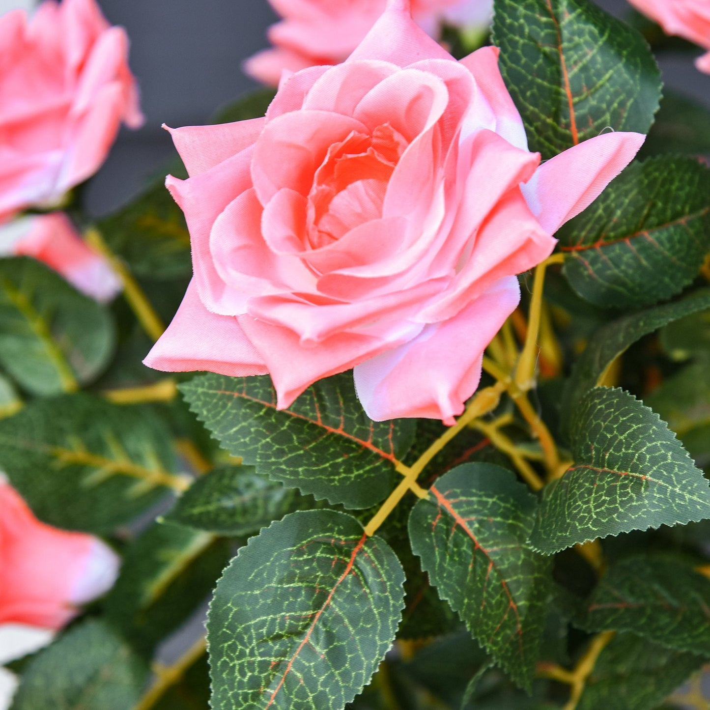 Artificial Camellia Plant Realistic Fake Tree Potted Home Office 90cm Pink