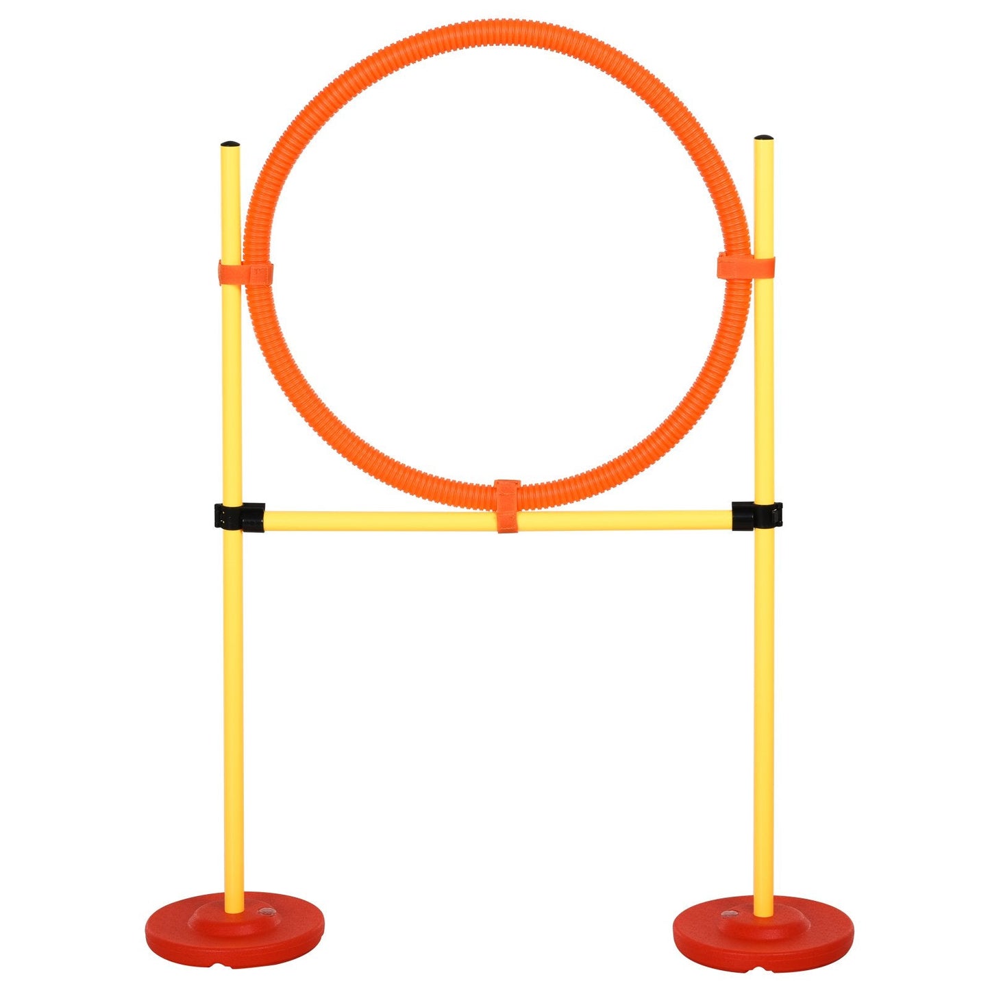 Dogs 4-Obstacle ABS Agility Training Set Yellow/Red