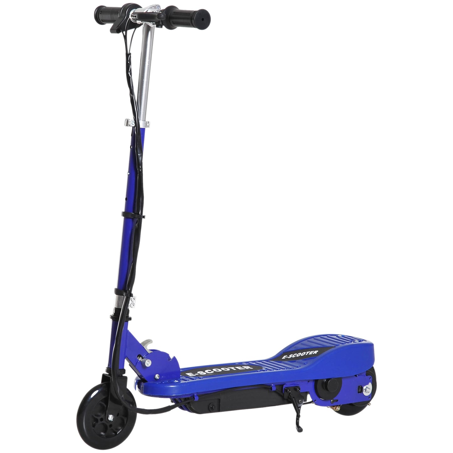 Folding Kids Electric Scooter Ride on Toy, Age 7-14-Blue/Black