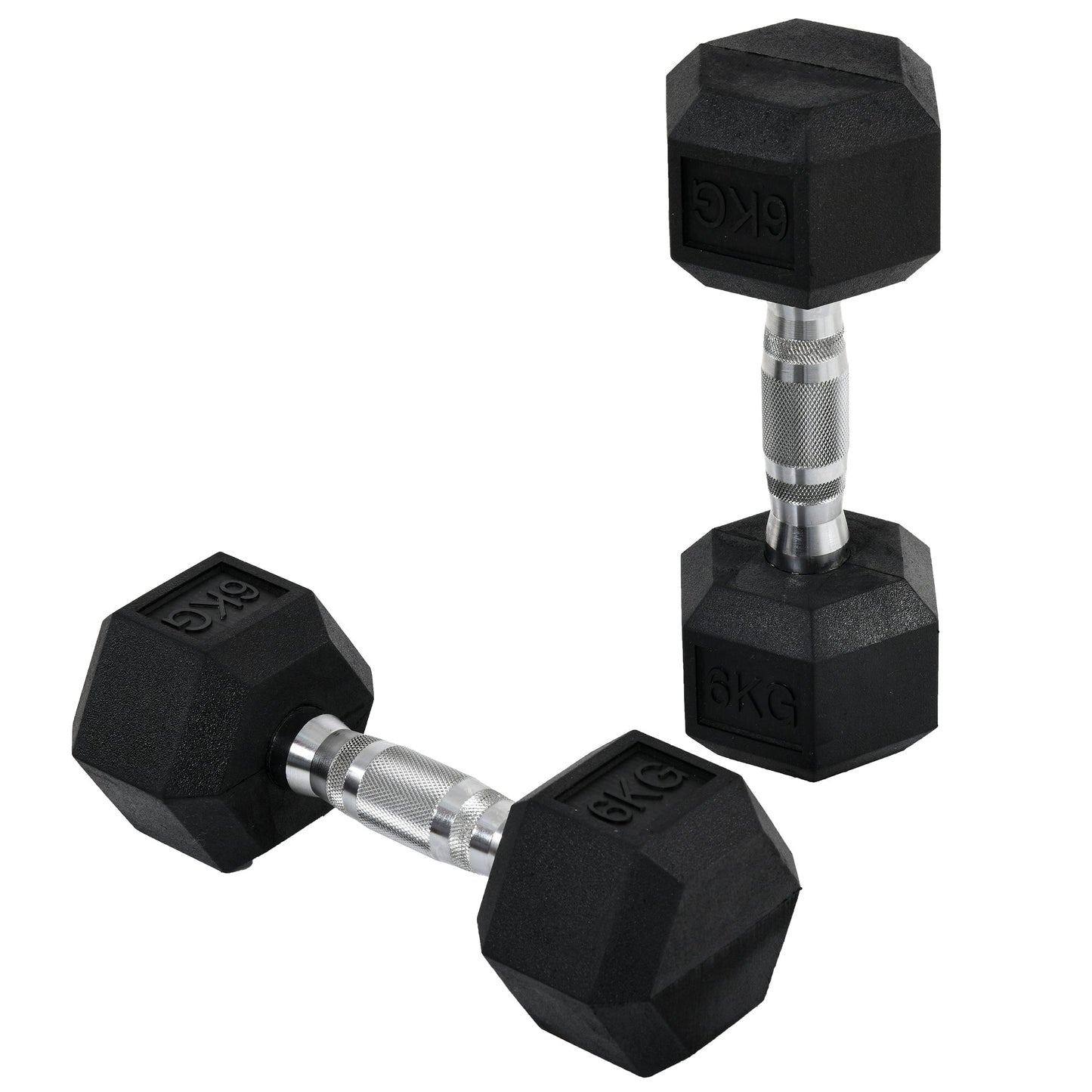 Hex Dumbbells Set Rubber Dumbbells Weight Lifting Equipment Fitness Home Gym