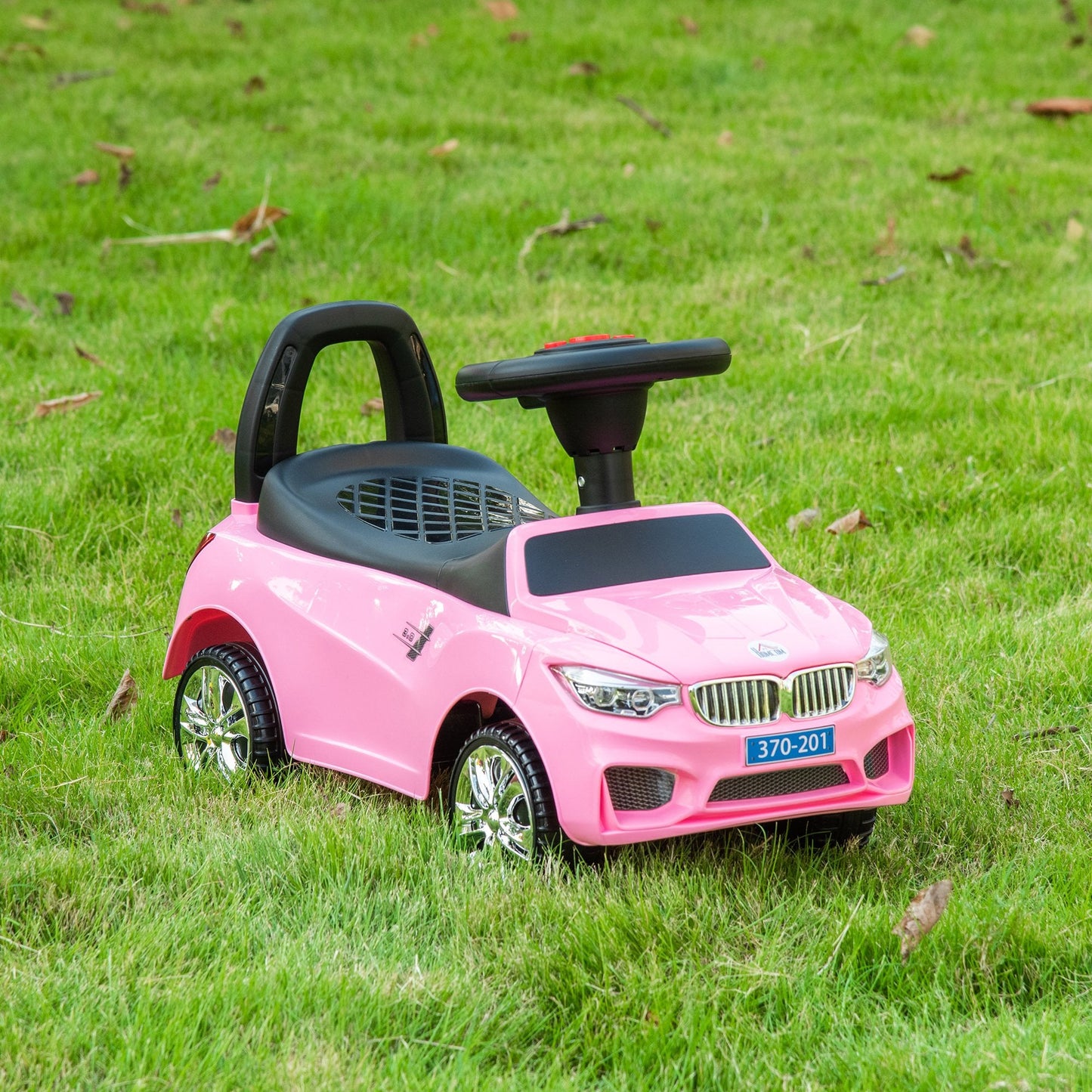 Ride on Sliding Car Baby Toddler Horn Music Working Lights Storage No Power Pink