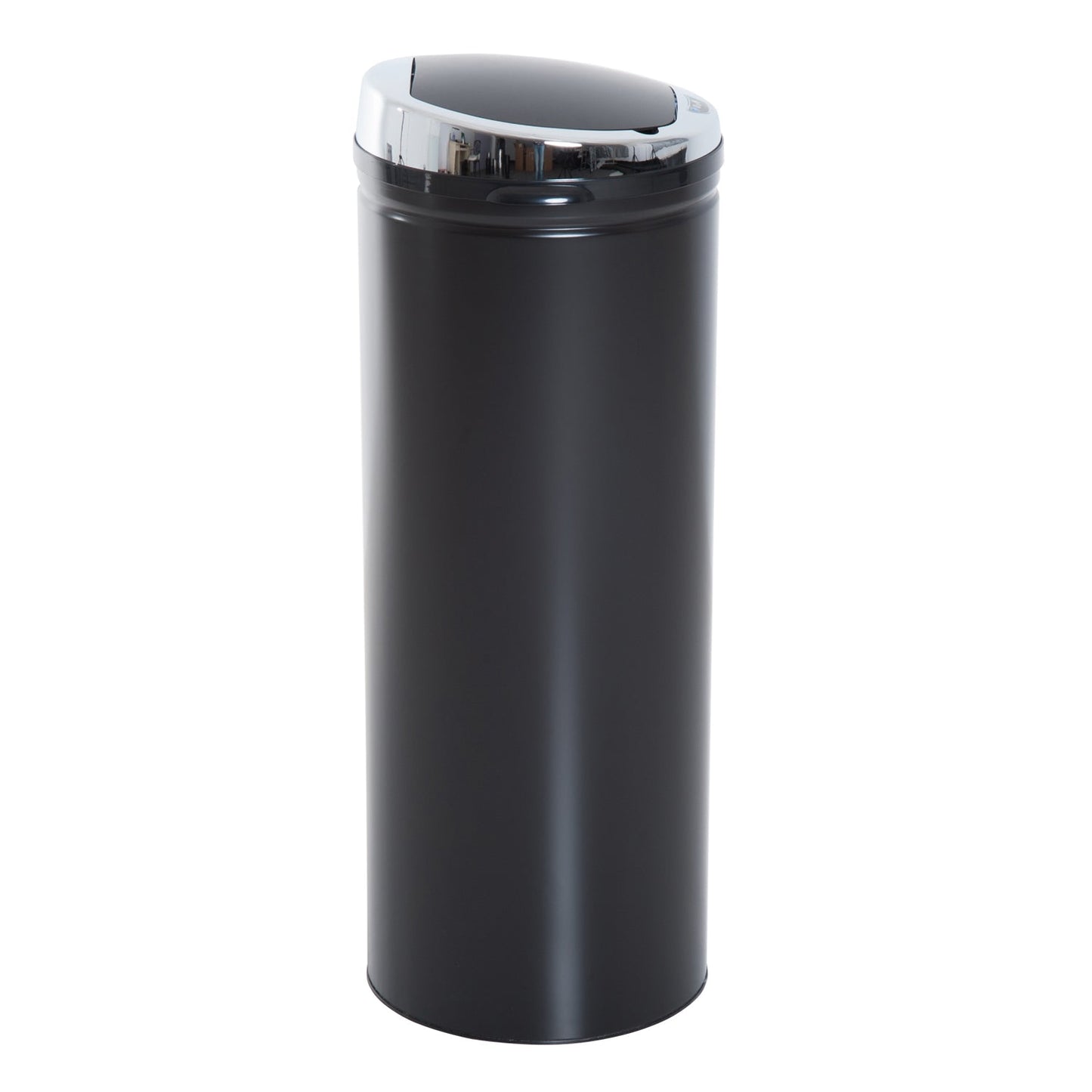 50 L Stainless Steel Sensor Trash Can W/ Bucket-Black