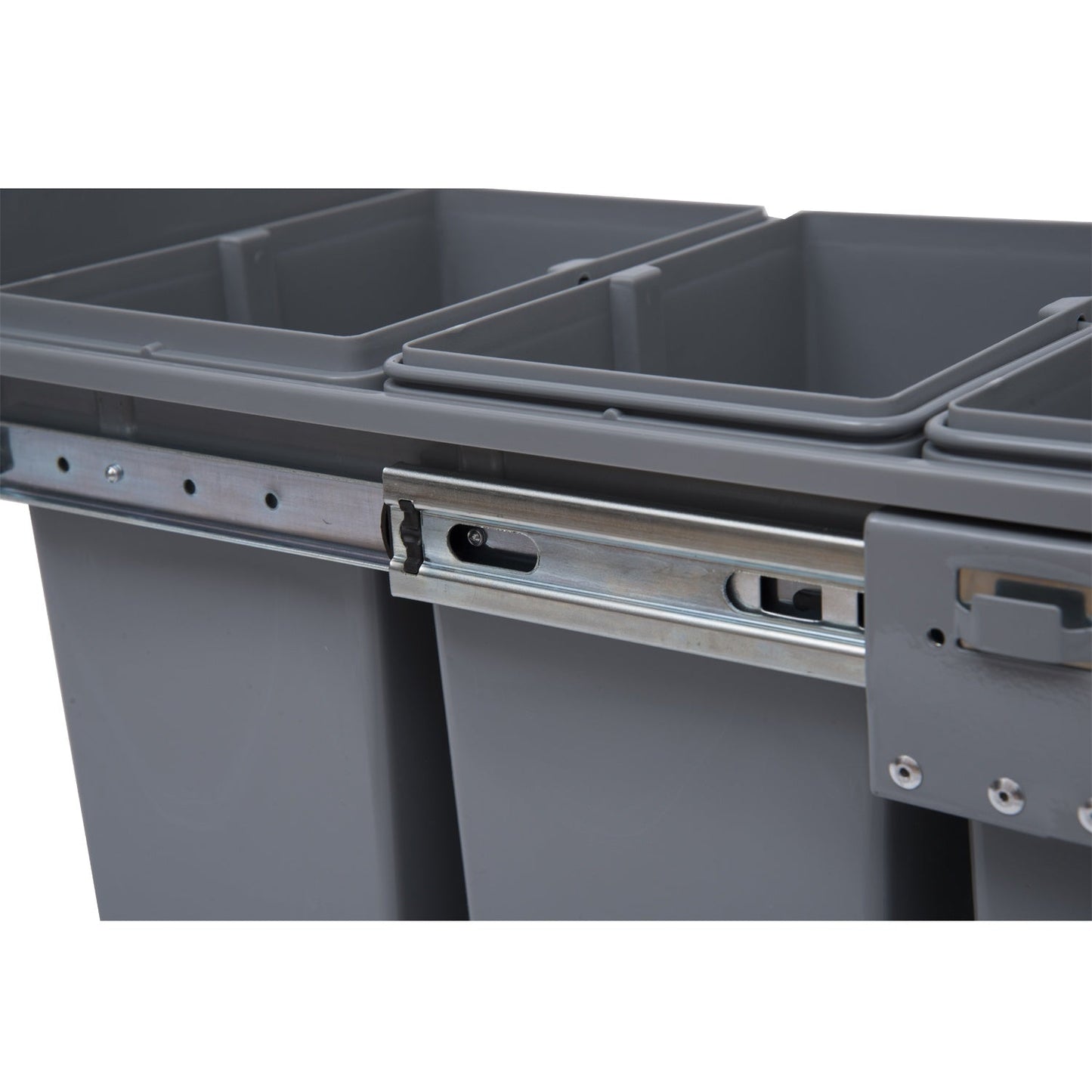 Kitchen Recycle Waste Bin 48x34.2x41.8 cm-Grey