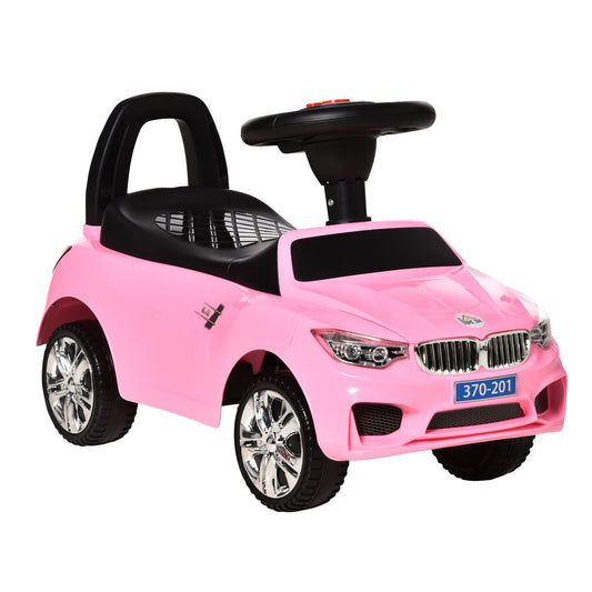 Ride on Sliding Car Baby Toddler Horn Music Working Lights Storage No Power Pink