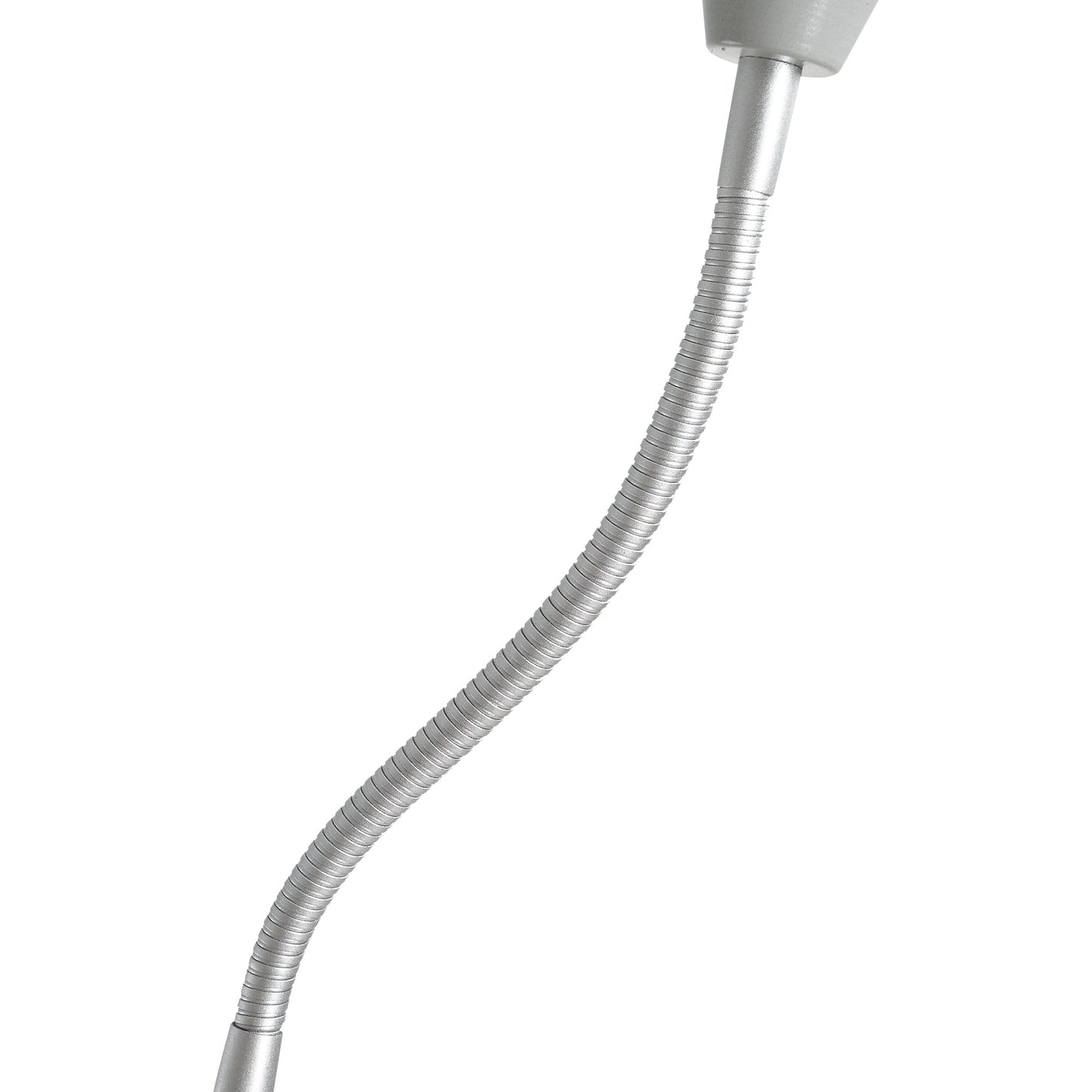 Modern Steel Duo-Head Floor Reading Lamp for Living Room Silver