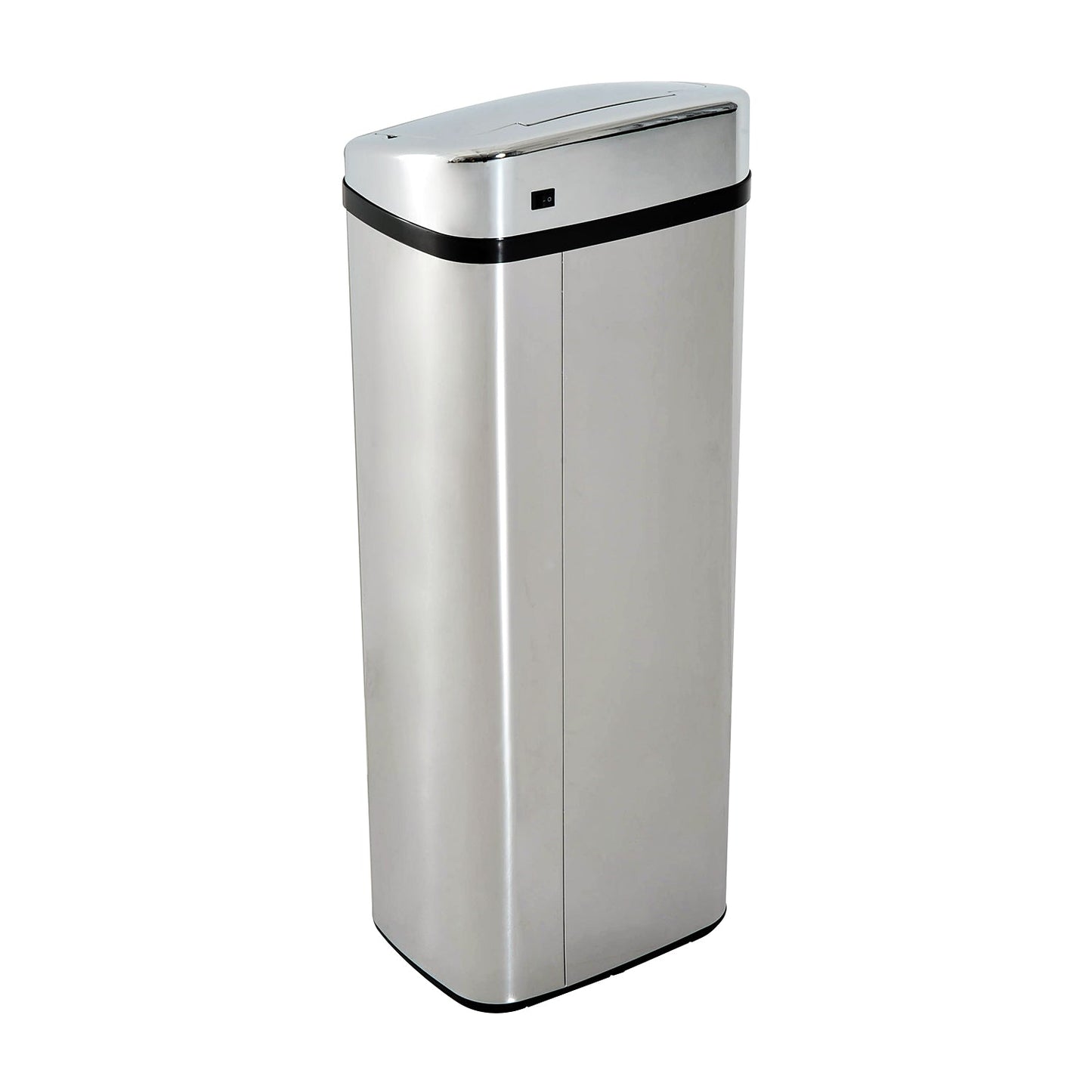 50L Motion Sensor ABS Rubbish Bin Siler/Black