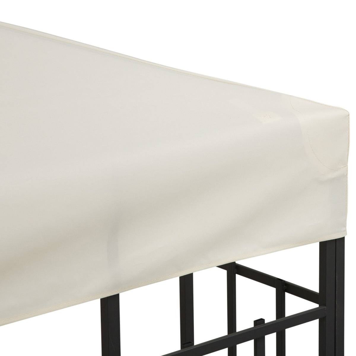 Gazebo Replacement Canopy 3x3 m-Cream White