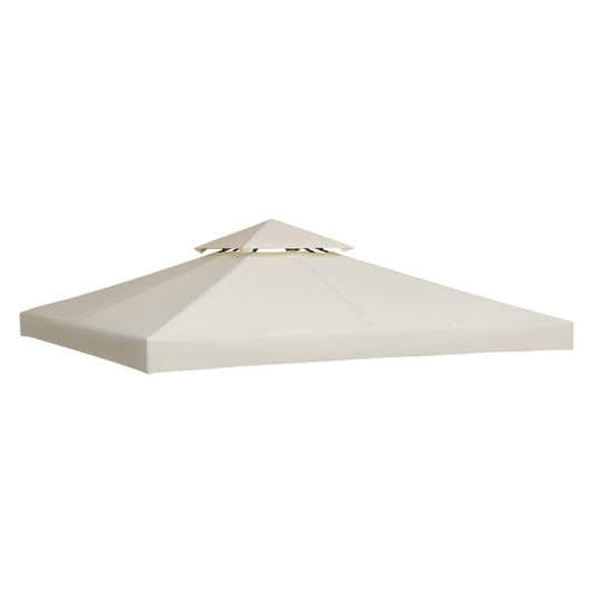 Gazebo Replacement Canopy 3x3 m-Cream White