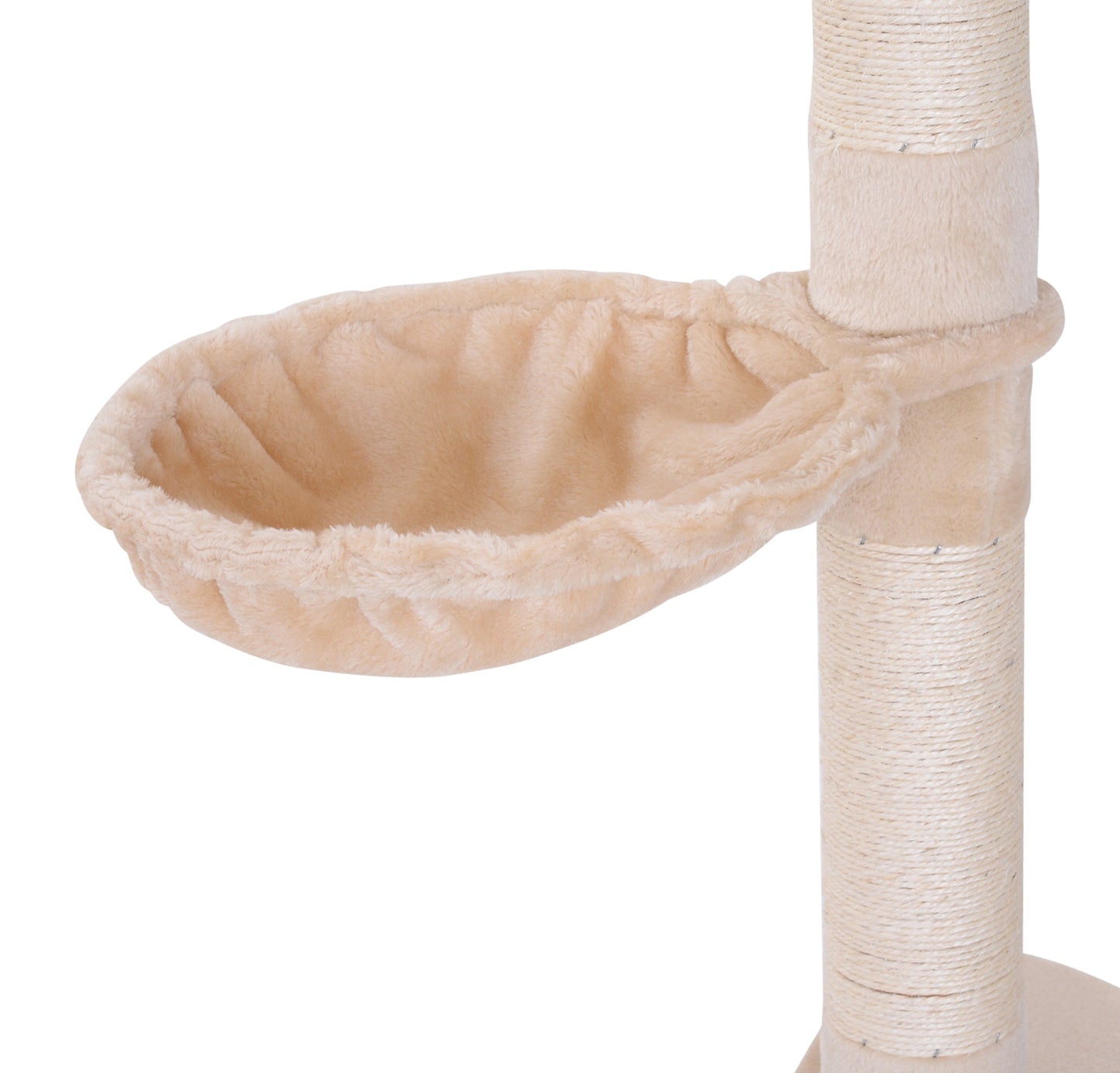 230-260cm Cat Climbing Tree 5-Tier Kitty Activity Center Scratching Post