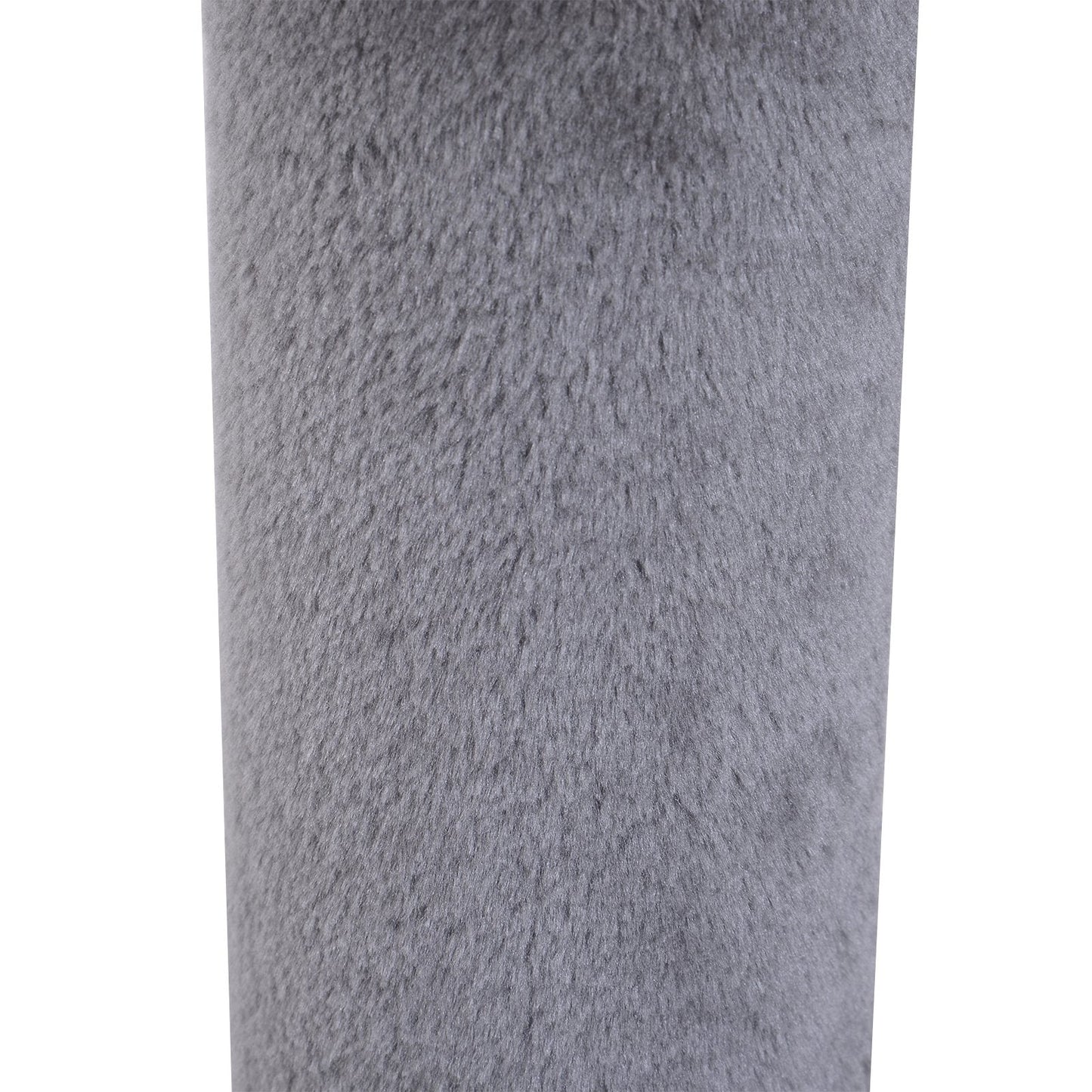 40L x 34W x 230-260H cm Cats Floor to Ceiling Scratching Post w/ 5-Tier Plush Leisure Platforms Grey