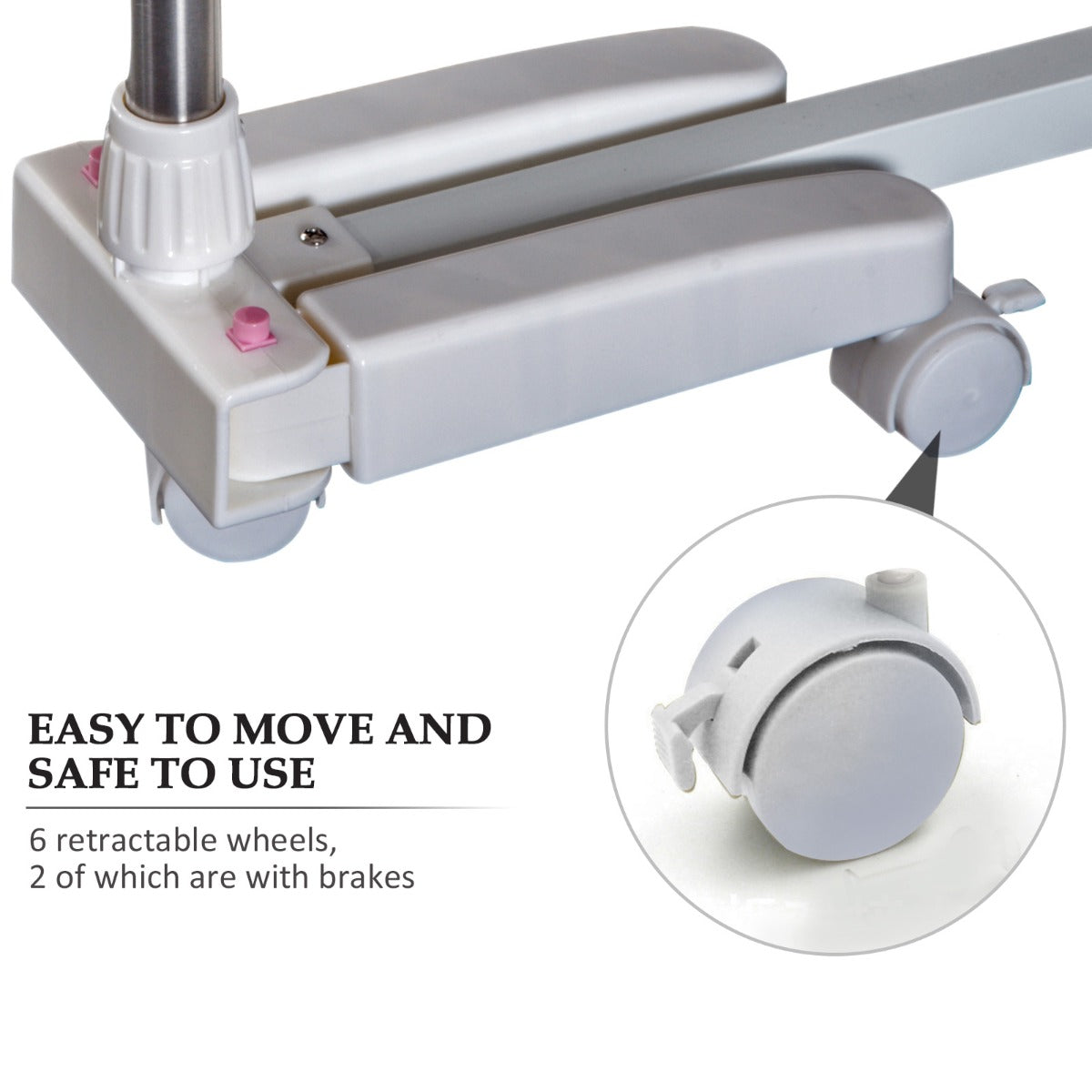 4 Layers Folding Cloth Hanger Stand-White/Silver