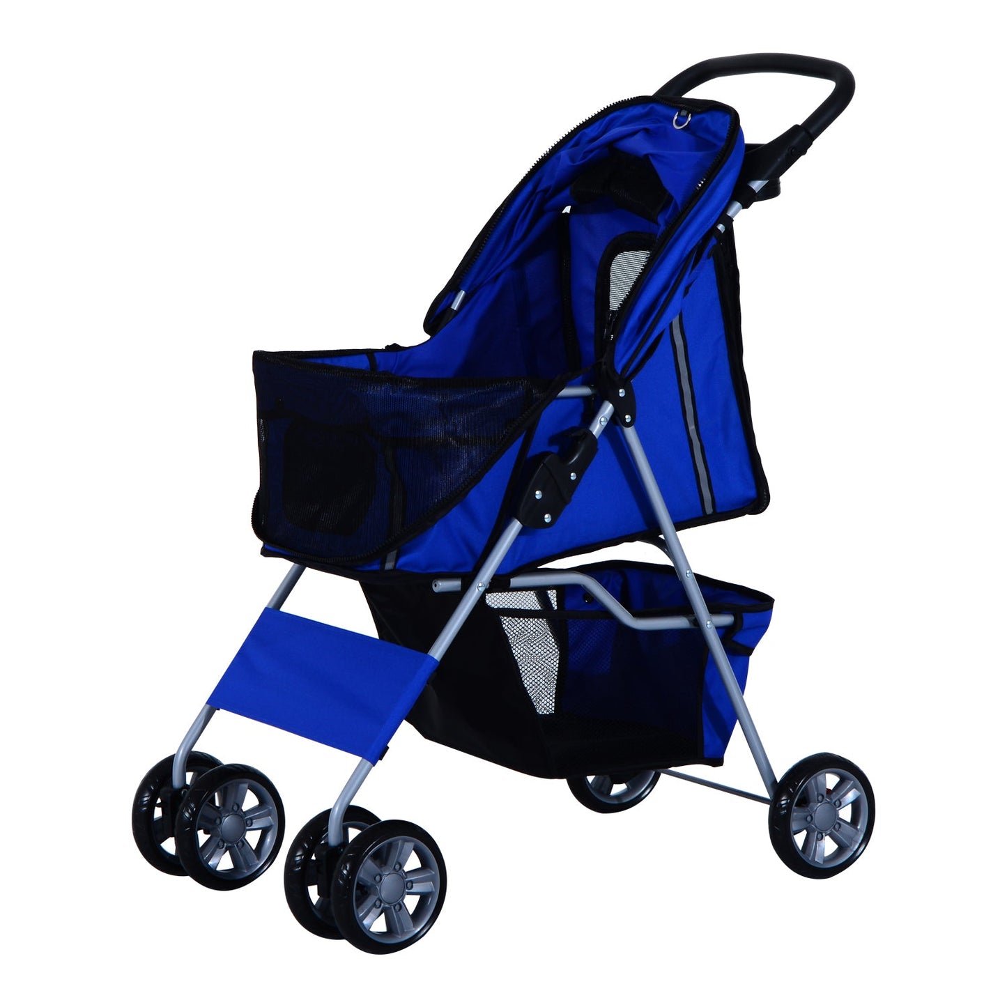 Dogs 600D Oxford Cloth Pram Blue - Suitable for Small Pets