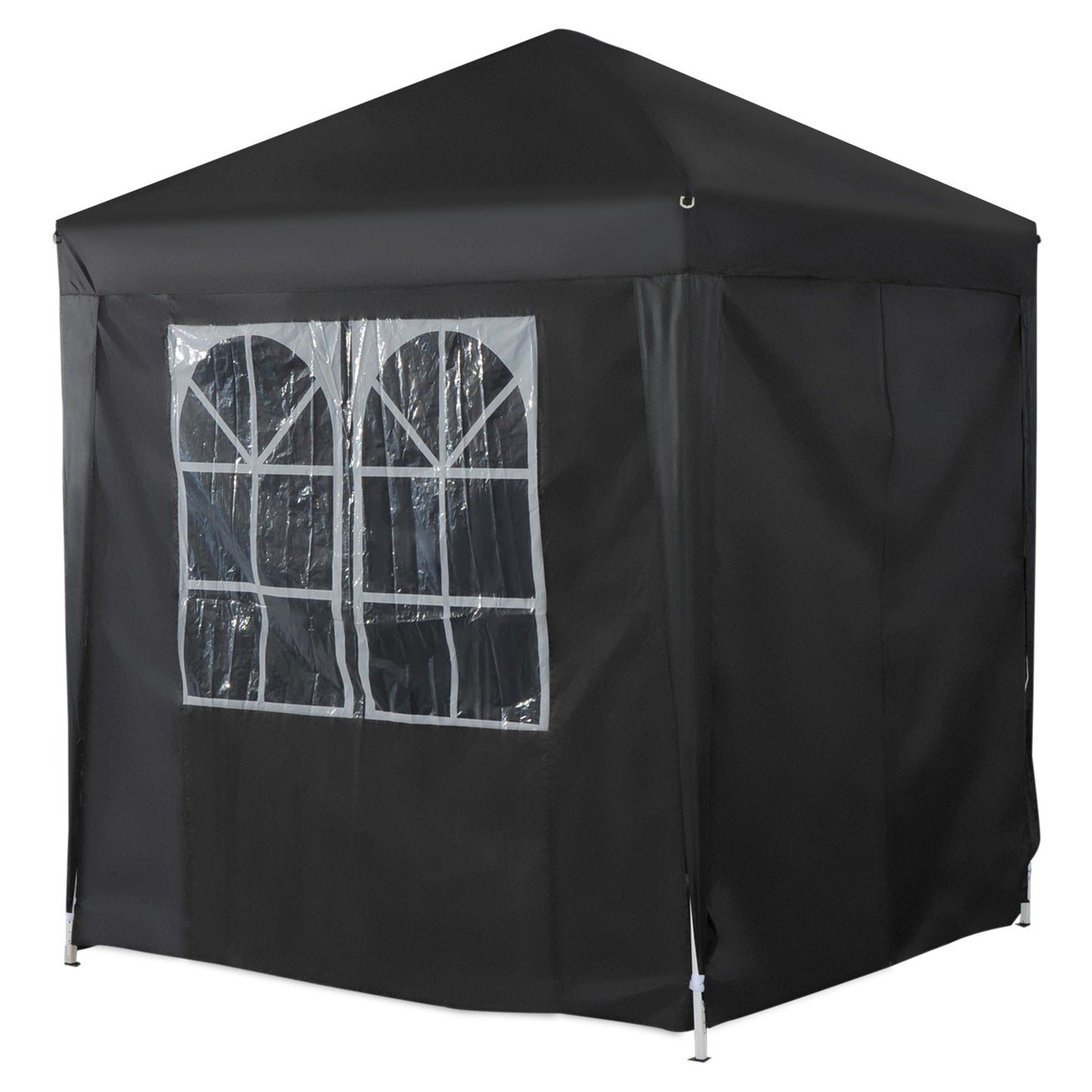 Pop Up Gazebo Canopy, size (2 x 2m)-Black