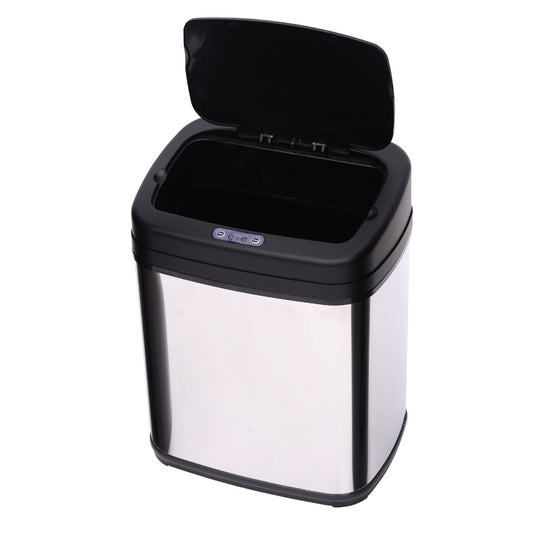 20L Stainless Steel Sensor Trash Can W/ Bucket-Chrome