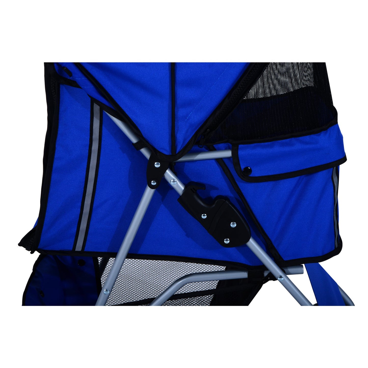 Dogs 600D Oxford Cloth Pram Blue - Suitable for Small Pets