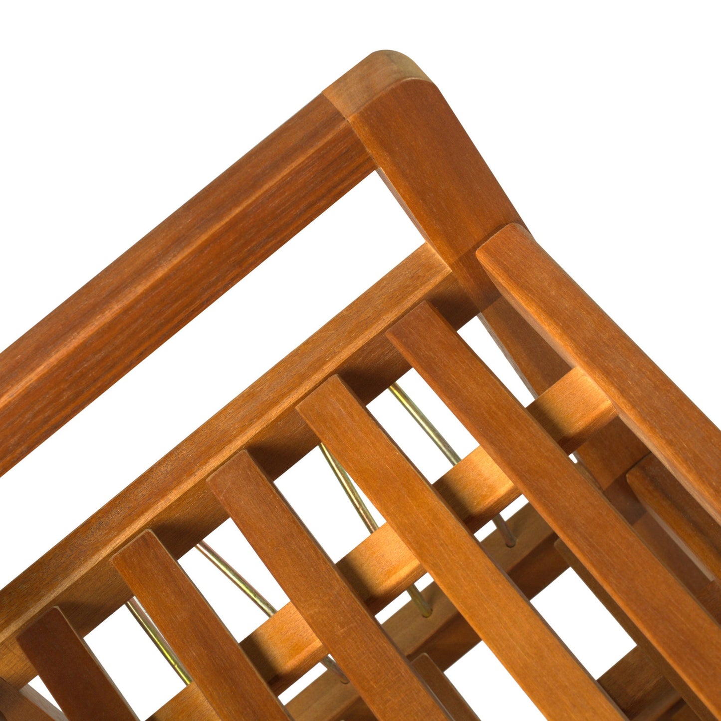 5-Tier Shoe Rack, Acacia Wooden Shoe Storage Organiser with Hangers, Holds up to 24 Pairs, for Entryway, Living Room, 64x26x82 cm, Teak Shelf Bedroom