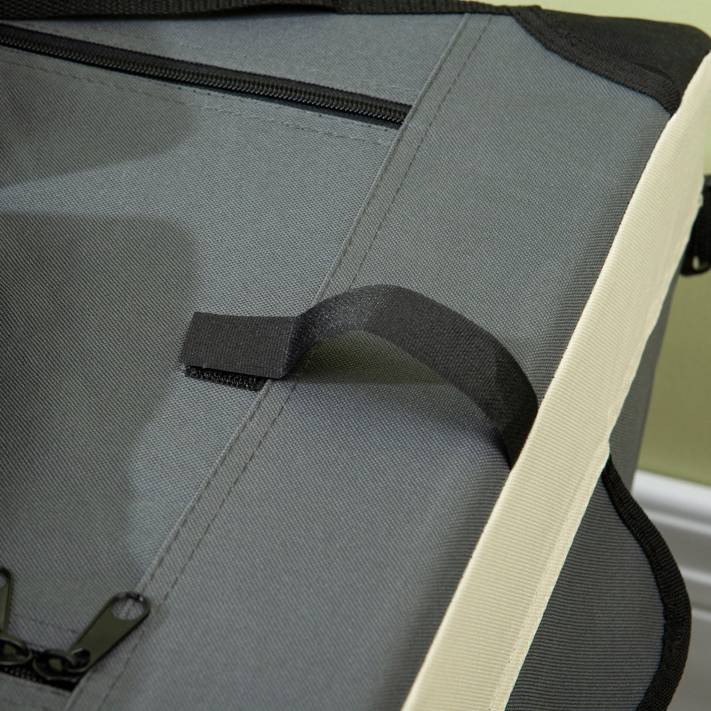 70cm Foldable Pet Carrier, Dog Cage, Portable Cat Carrier, Cat Bag, Grey