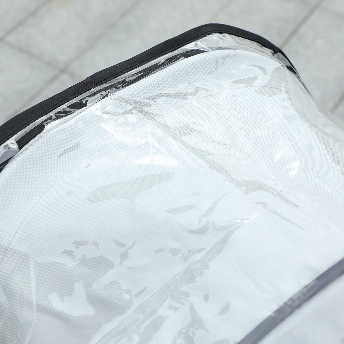 Dog Stroller Rain Cover, with Rear Entry