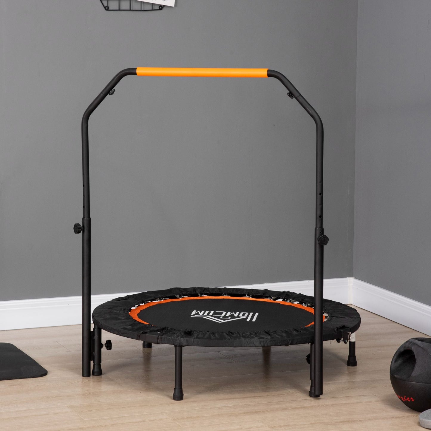 40'' Foldable Mini Trampoline, Fitness Trampoline, Rebounder for Adults