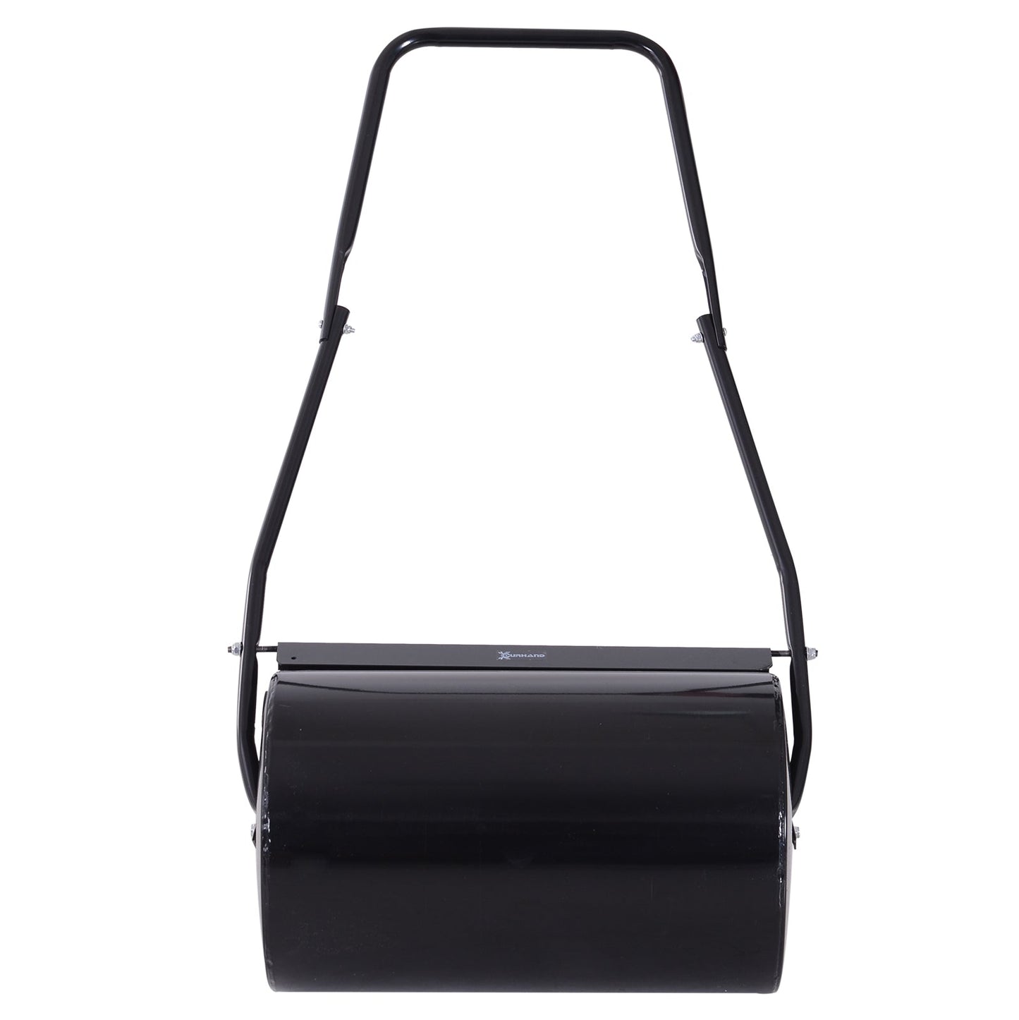 Lawn Roller, Steel, 50Lx32Wx105H cm-Black