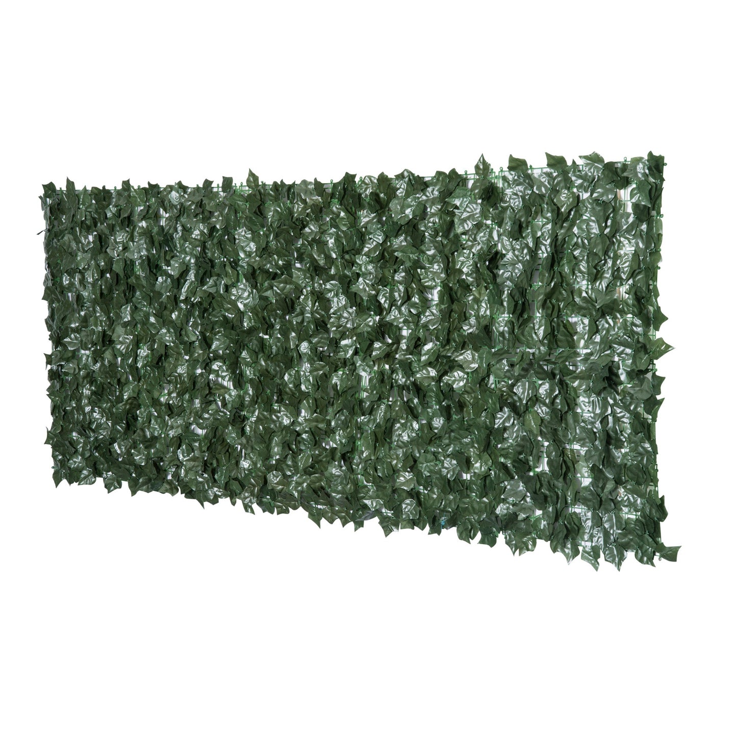 Artificial Leaf Screen Panel, 2.4x1 m-Dark Green