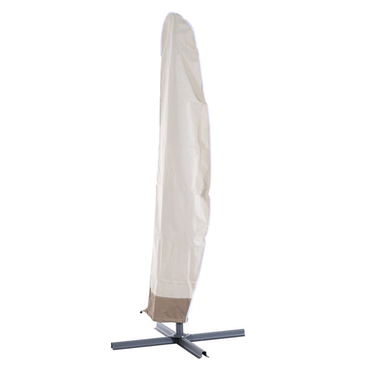 Waterproof Parasol Cover Deluxe Patio Furniture Market Banana Umbrella Cantilever Protector Rain Dust Protective w/Zip