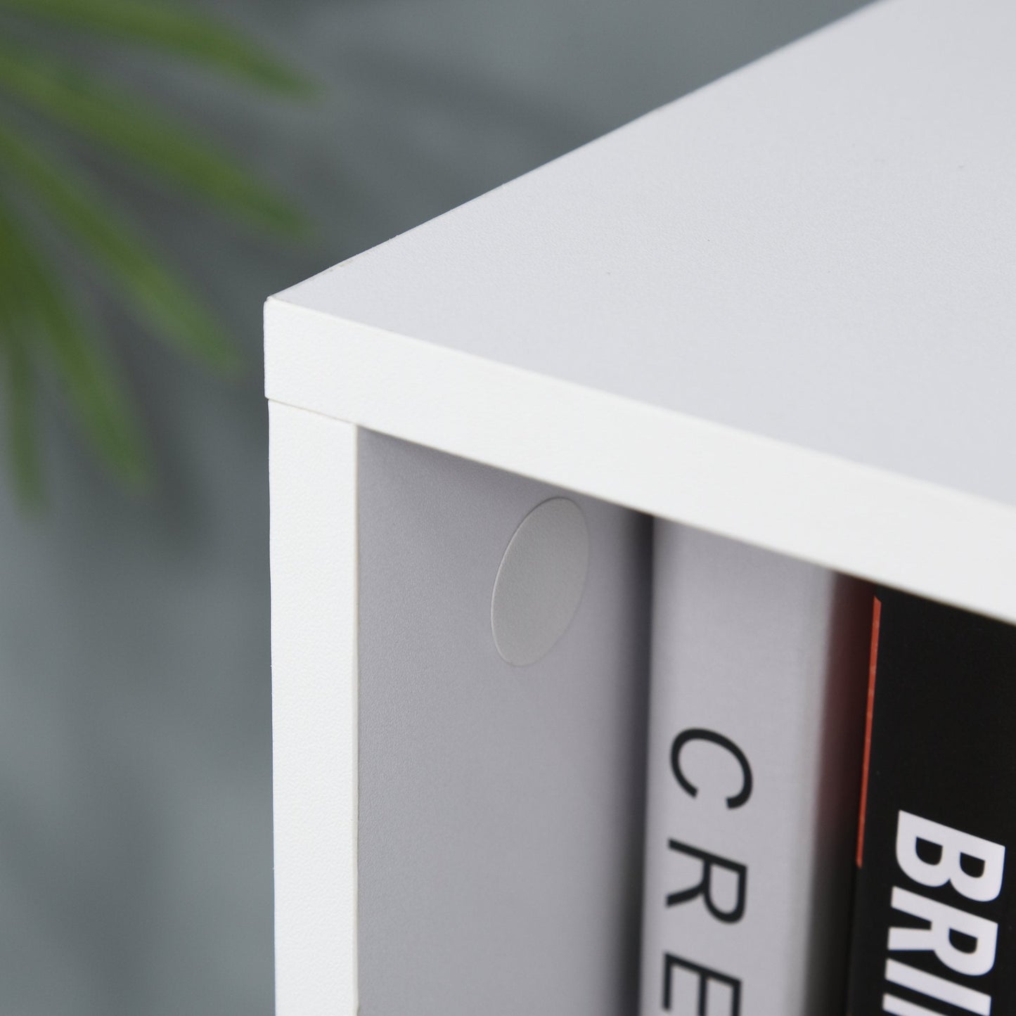 6 Cubes Shelving Cabinet, Particle Board-White