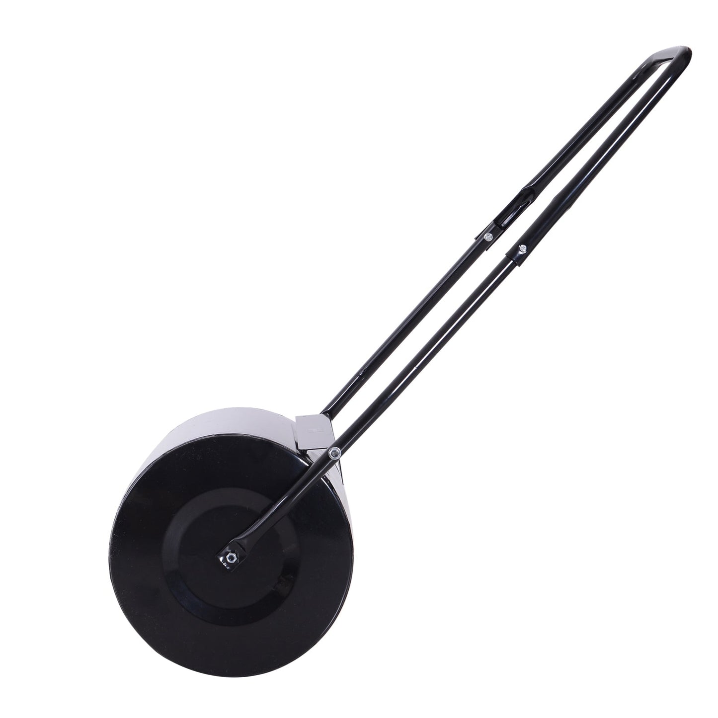 Lawn Roller, Steel, 50Lx32Wx105H cm-Black